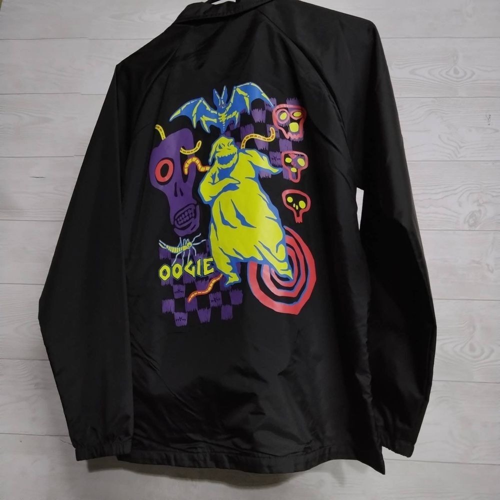 Van's The Night Before Christmas Black Kids Size Large Black Jacket